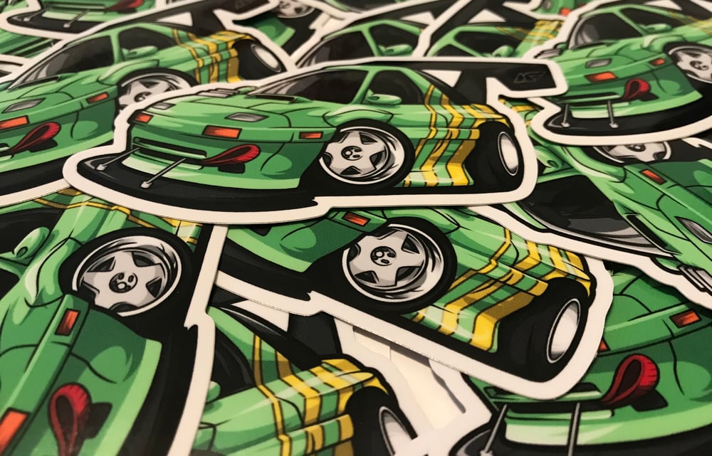 Toon FC RX7 Sticker | James Wood Racing